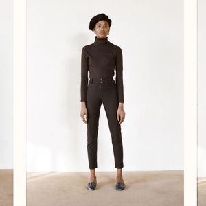 NWOT Maria Stanley Skinny Luna Pant, Noir, size 2